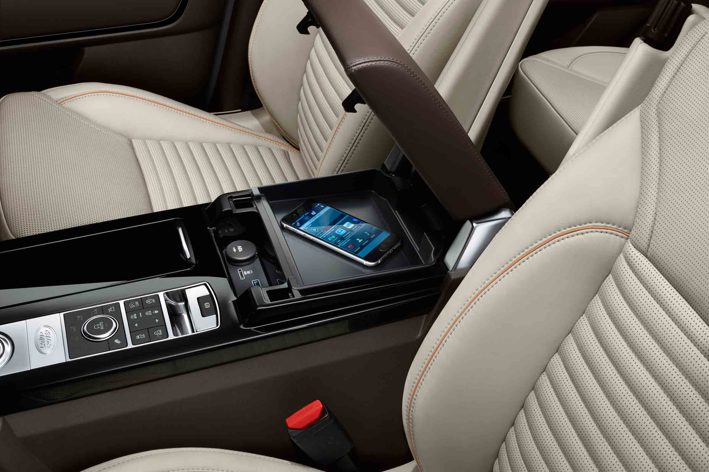 ...And it can also be had with wireless mobile phone charging technology in the armrest