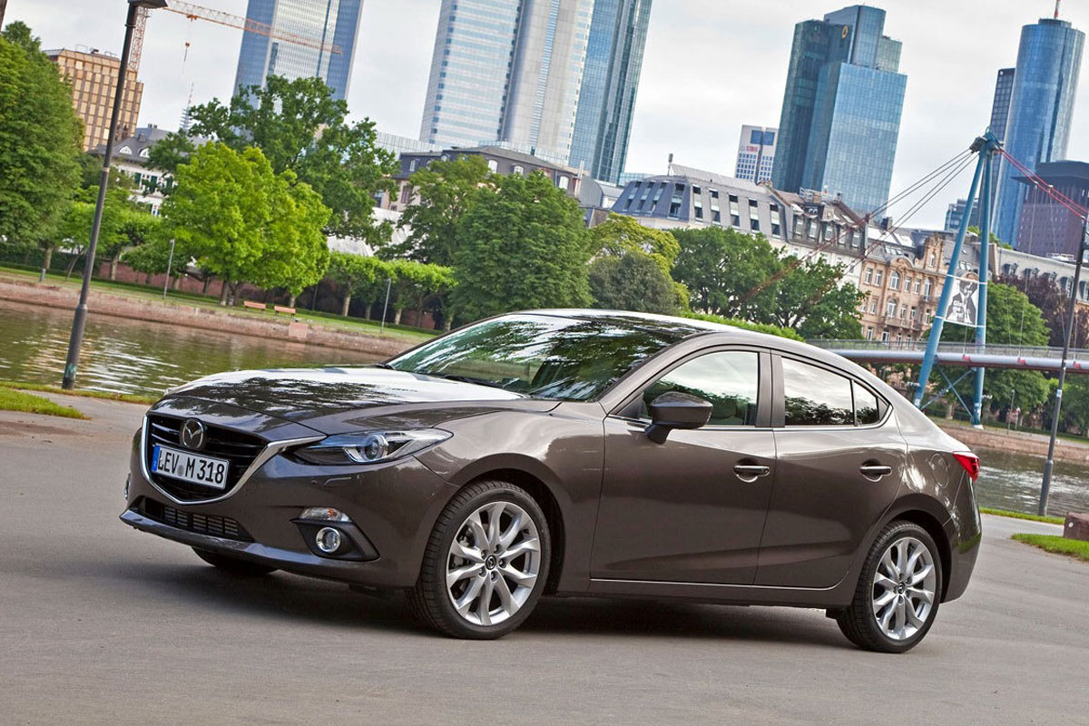 New Mazda3 saloon 2013 side