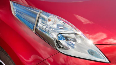The Nissan Leaf's large headlights are one of its most distinctive features
