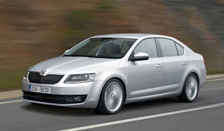 Skoda Octavia hatchback 2013 front quarter on road