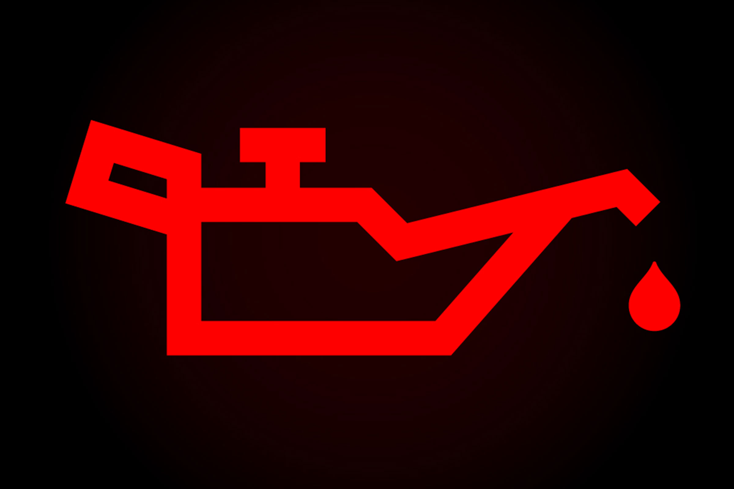 Oil warning light