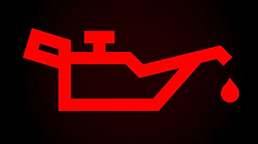 Oil warning light