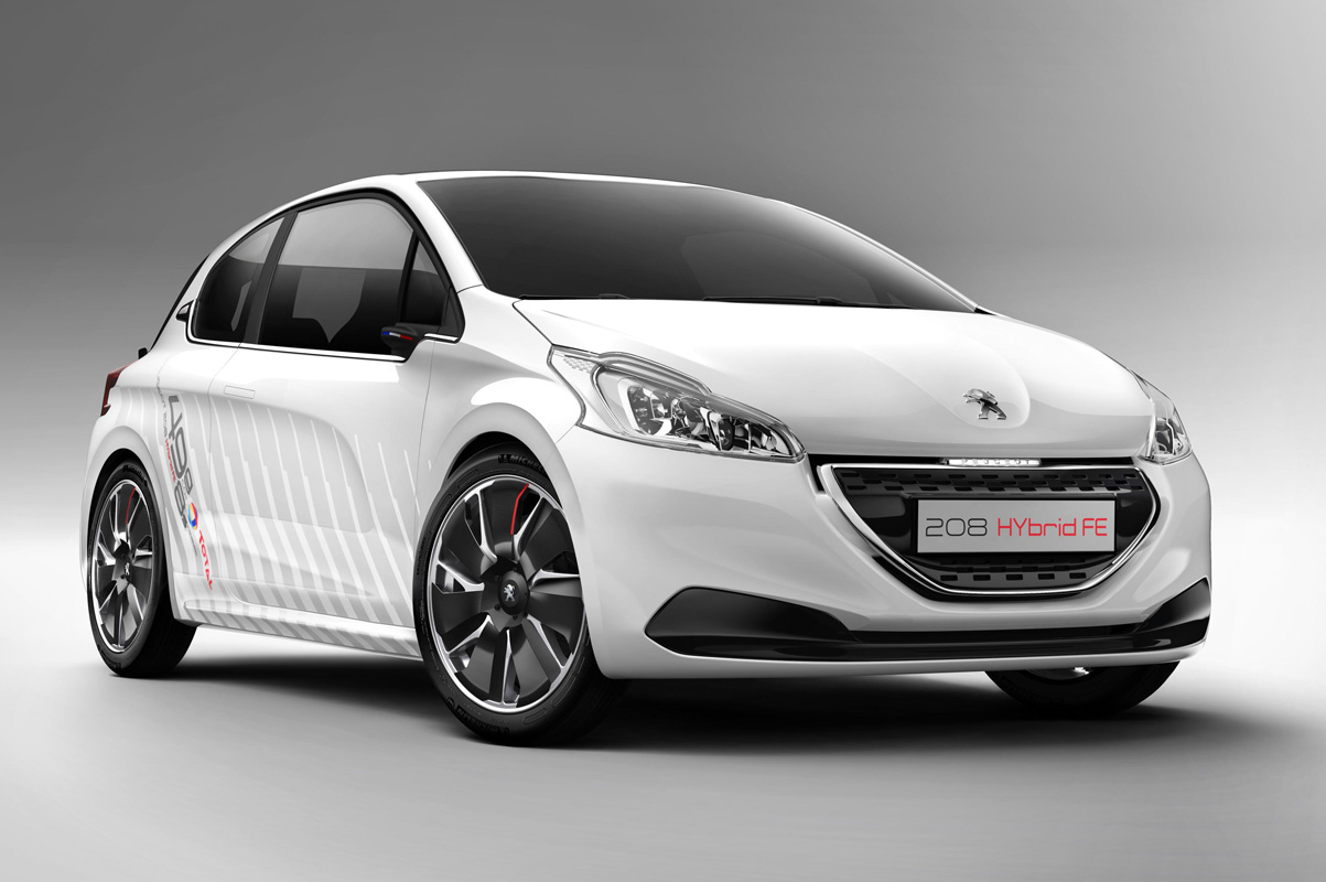 peugeot 208 hybrid fe concept 2013 front