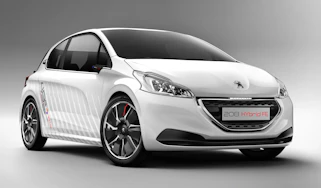peugeot 208 hybrid fe concept 2013 front