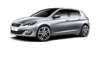 Peugeot 308 hatchback 2014 front quarter static