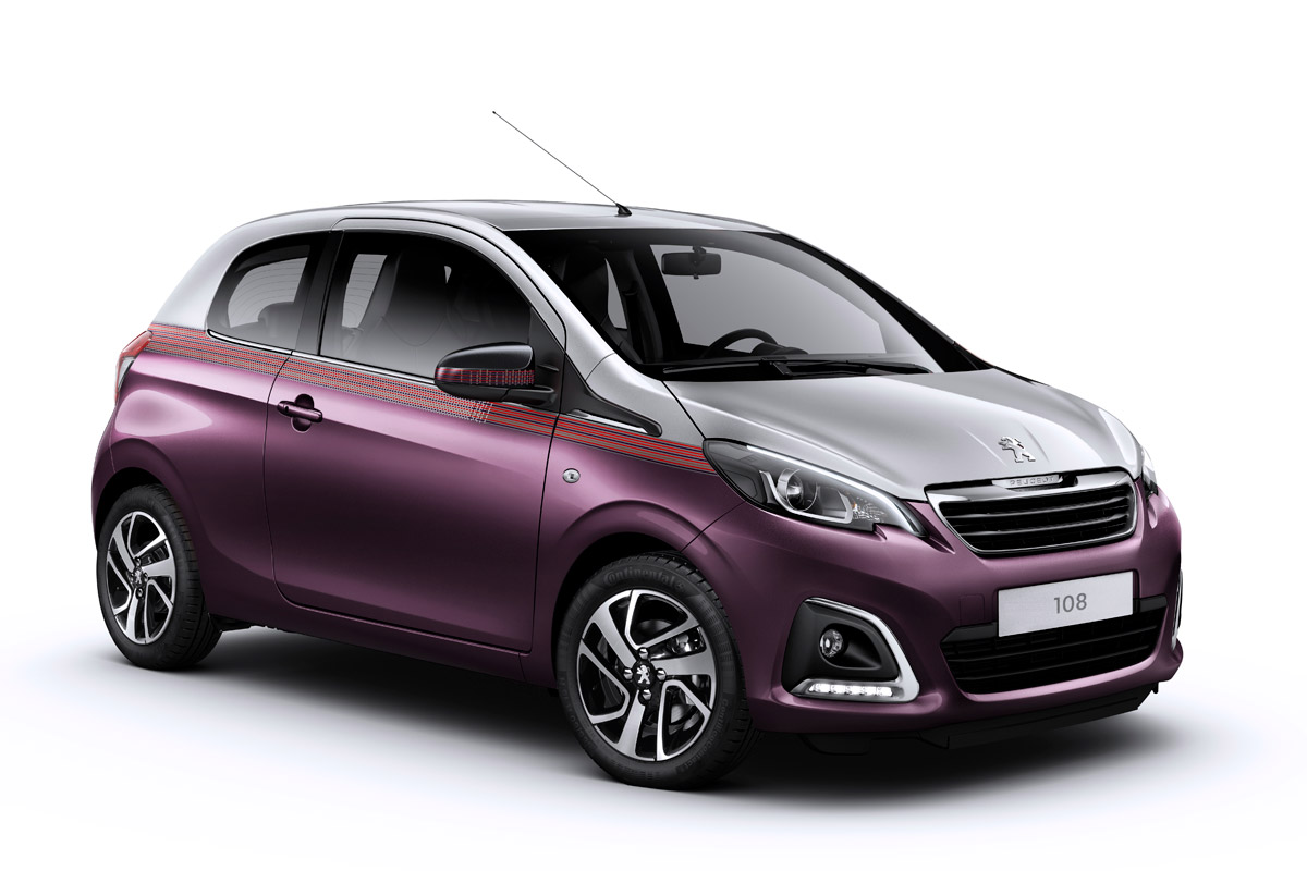 Peugeot 108 hatchback 2014 front quarter static