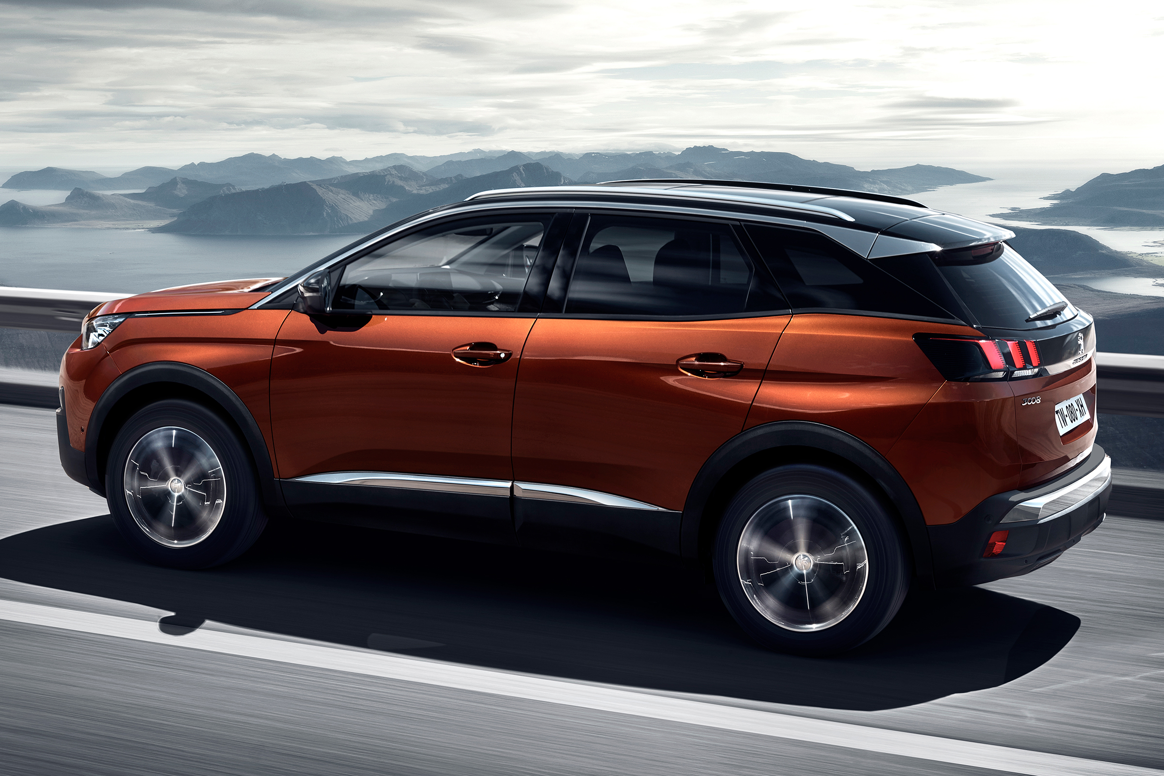 Muscular haunches suggest off-road muscle