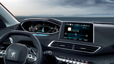 Advanced display technology is used in the Peugeot 3008's i-Cockpit instrument cluster
