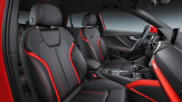 Colour-coded contrasting panels can be selected with the Milano leather option.