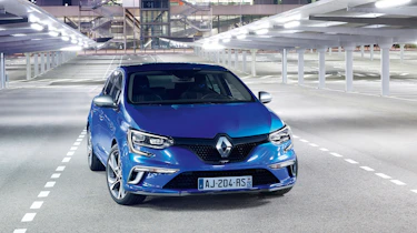 The range-topping GT model has larger front air intakes and a black mesh grille at the front.
