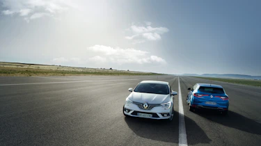 The GT model, seen here on the right, will have a 202bhp petrol engine and four-wheel steering.