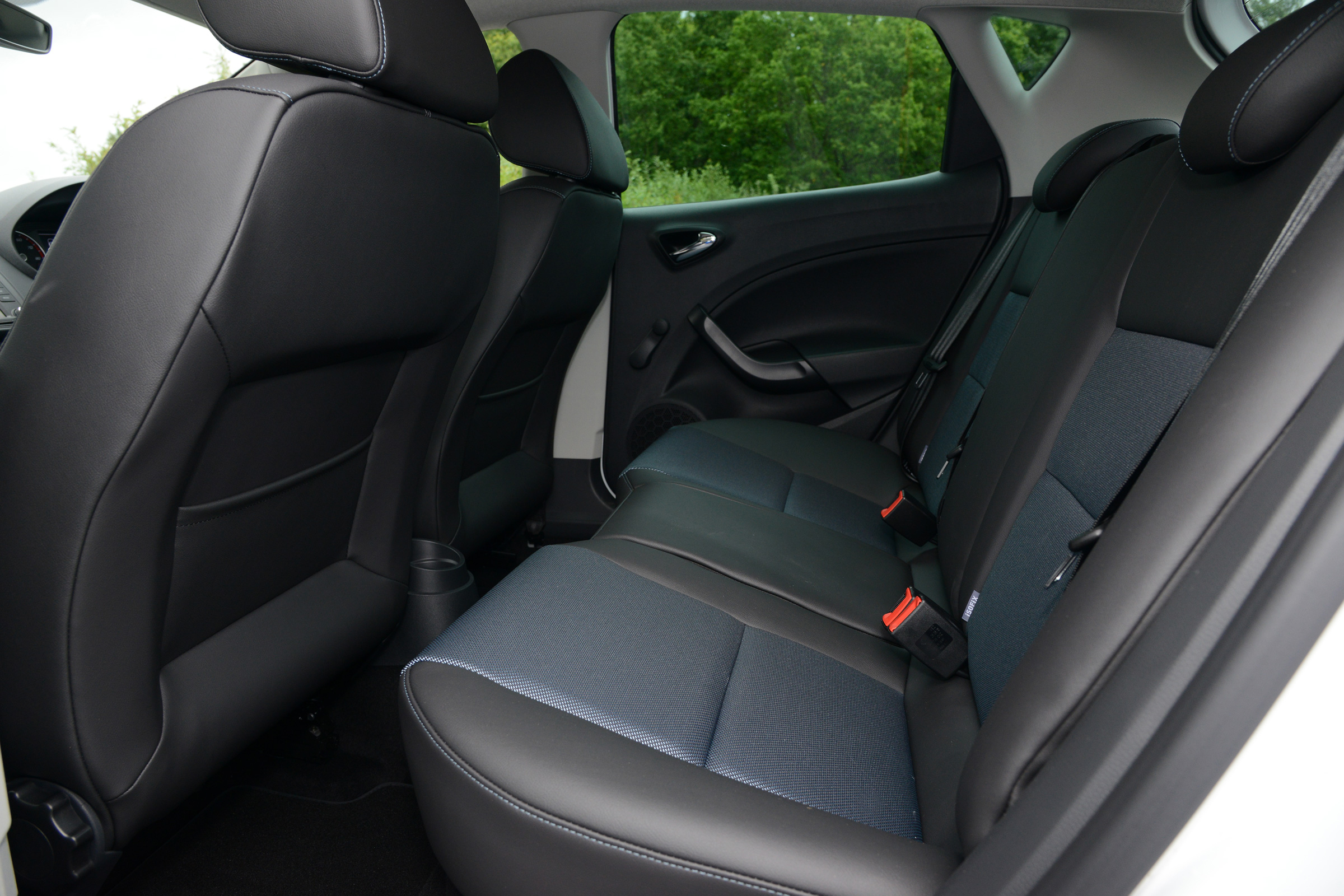 Rear-seat space isn't great in the Ibiza – something to bear in mind if you regularly carry four adults
