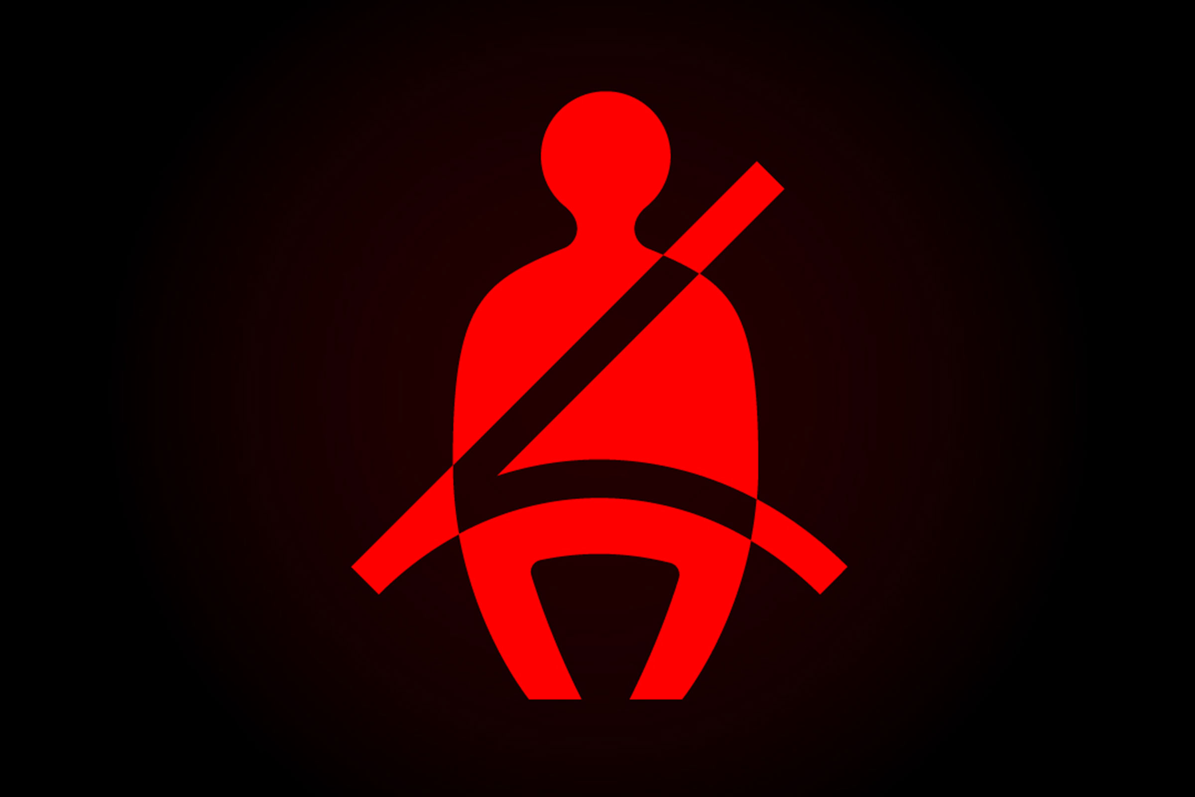 Seatbelt warning light