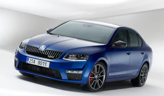Skoda Octavia vRS 2013 hatchback front quarter static