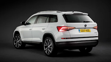 Sharp design of the rear light clusters give the Skoda Kodiaq a distinctive look