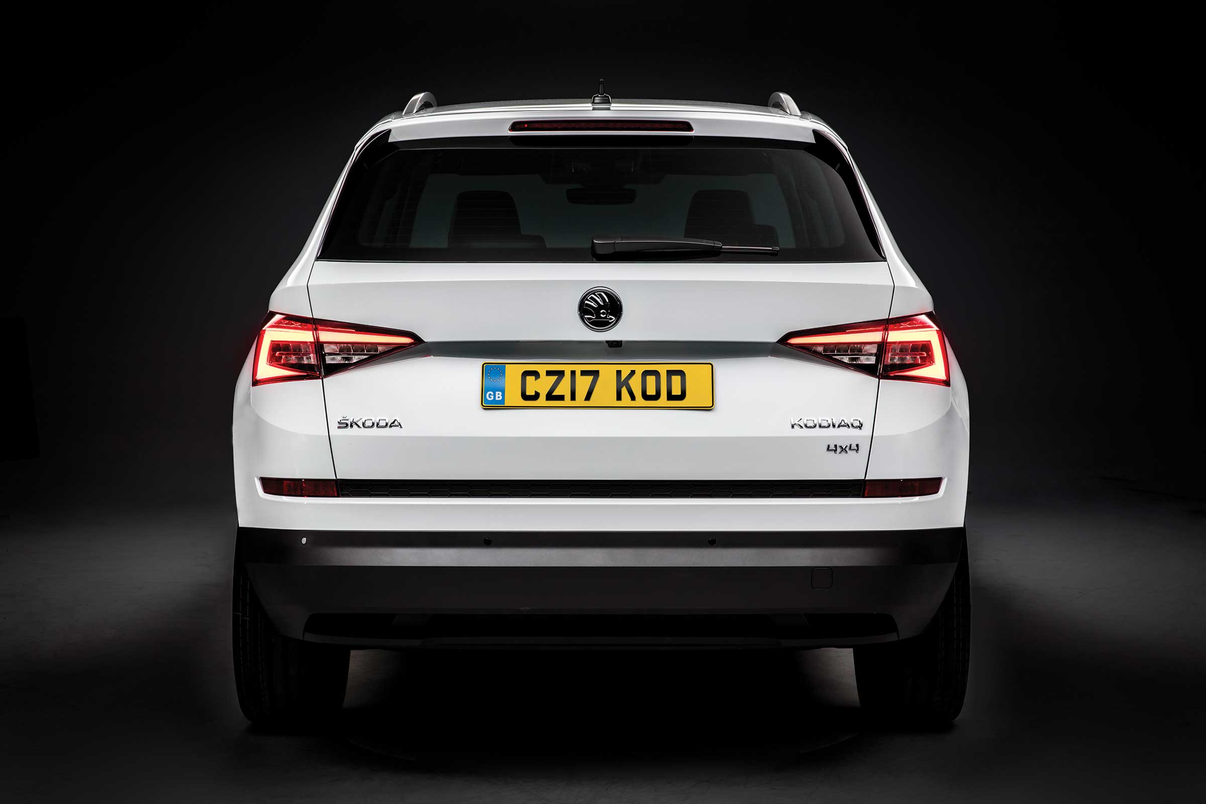 Wide tailgate gives excellent access to the Kodiaq's boot