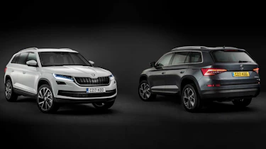 The new Skoda Kodiaq is available in a range of colours - not just black and white