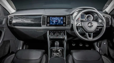 The new Skoda Kodiaq's interior design uses many familiar Volkswagen Group styling cues