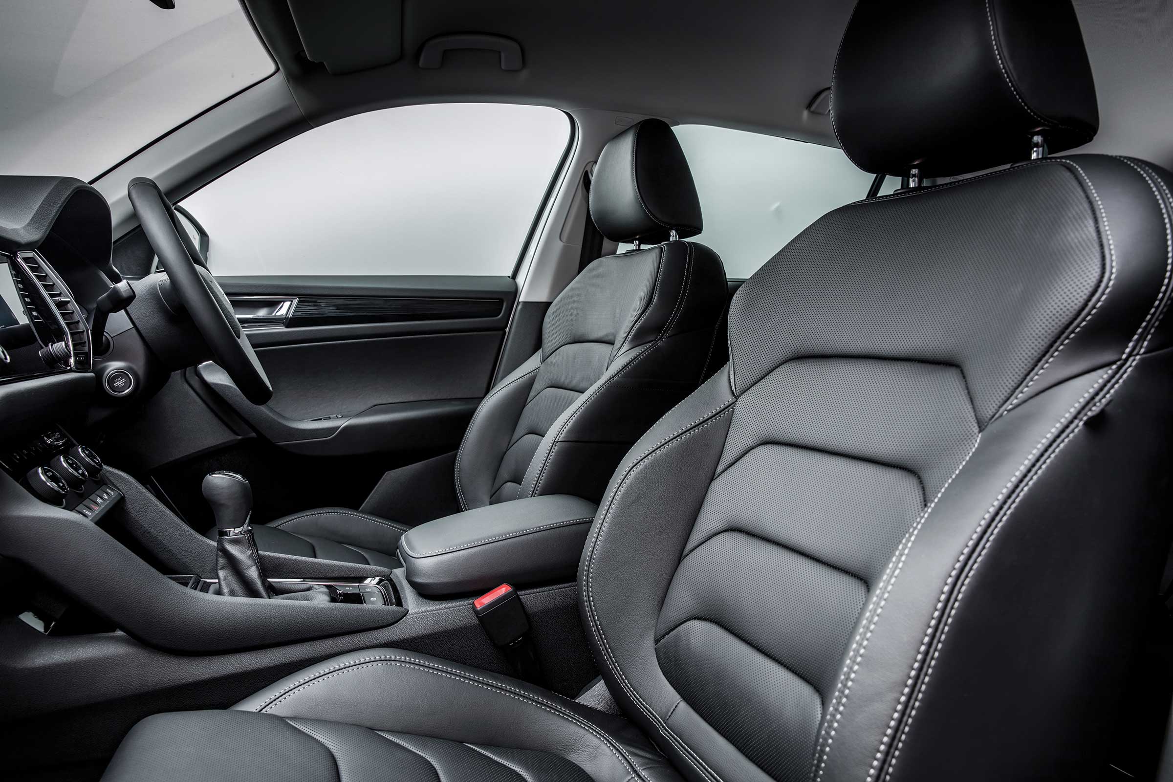 Only top-spec Edition versions of the Skoda Kodiaq come with leather upholstery as standard