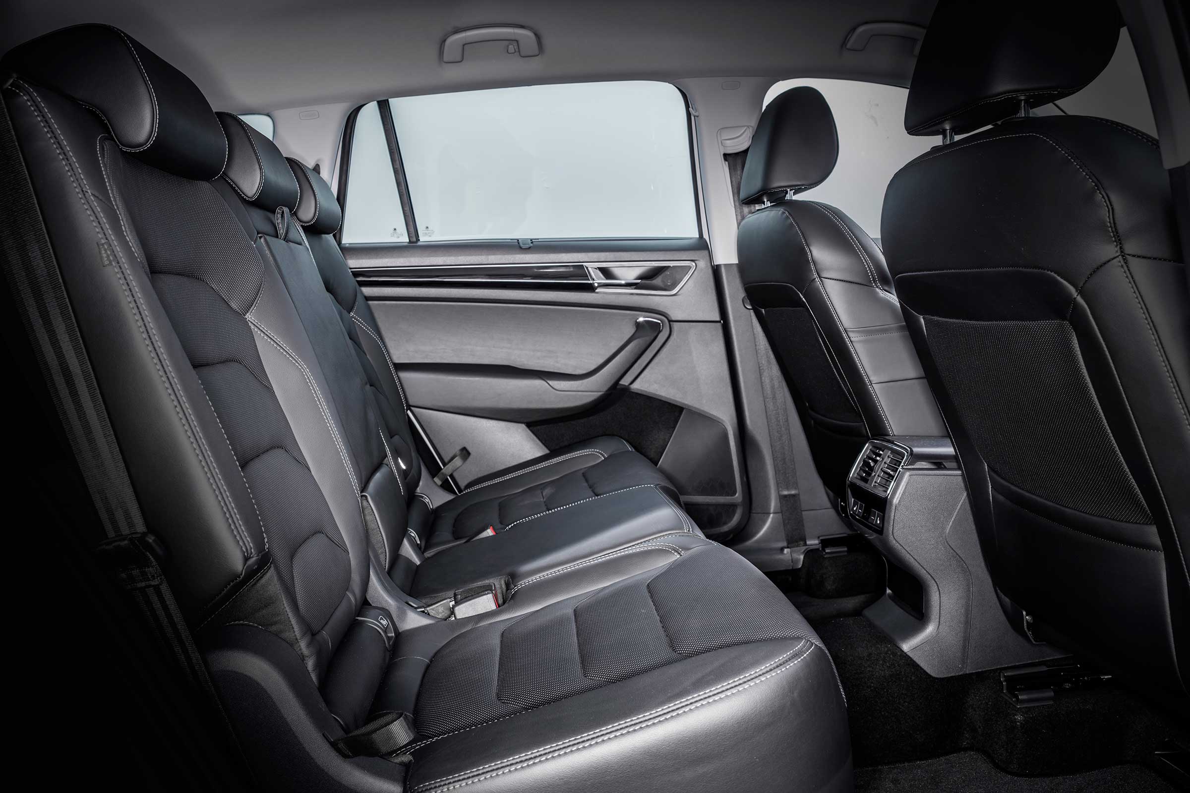 Go for a five-seat Kodiaq and you can tilt, slide and fold the second row of seats individually