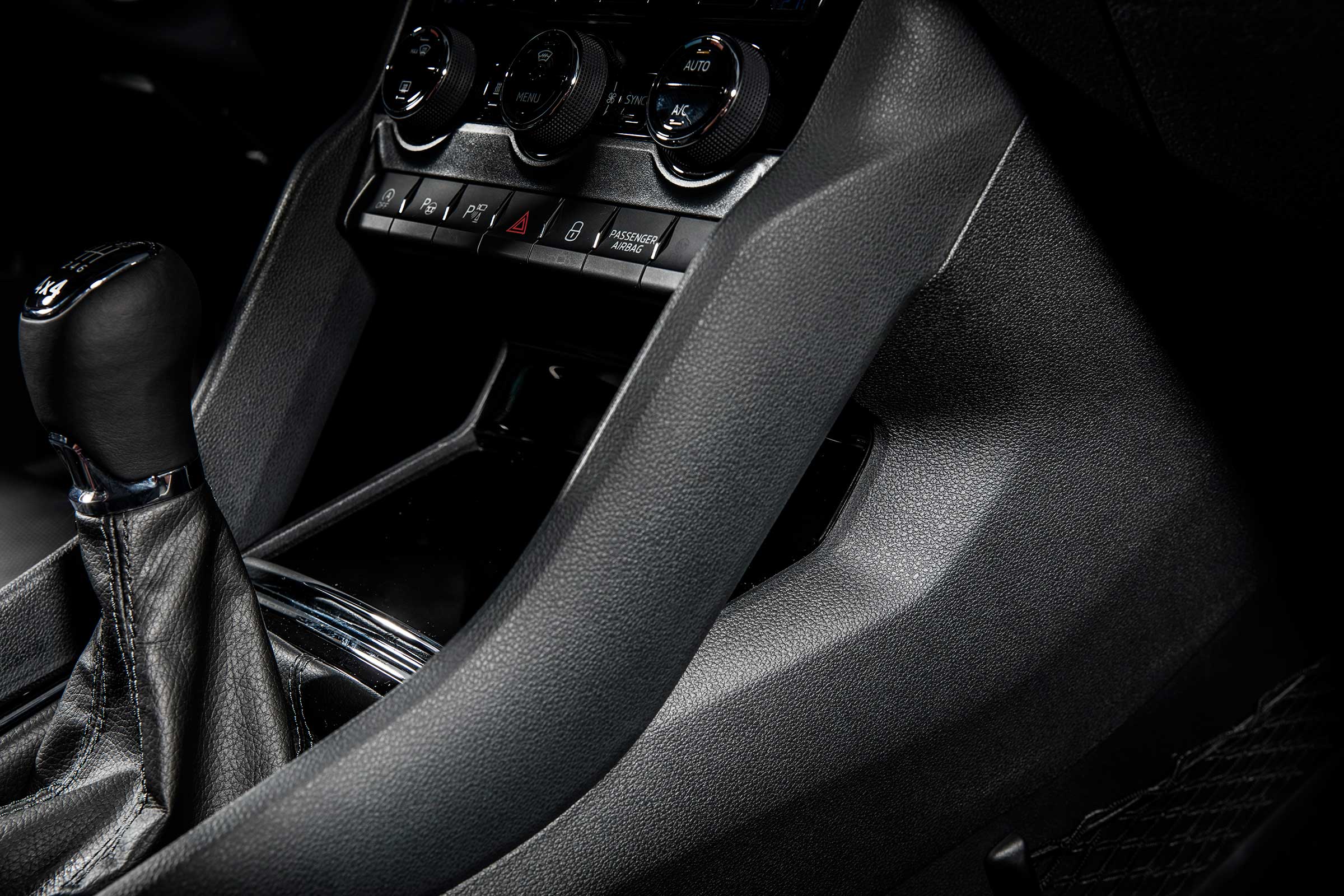 This handy space within the centre console can be used to wirelessly charge your smartphone
