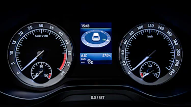 Instrument dials are clear and easy to read