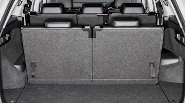 Even with all 7 seats in place, you get a decent amount of boot space