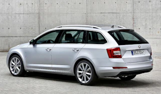 Skoda Octavia estate 2013 rear quarter news