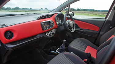 Toyota Yaris interior - wide view