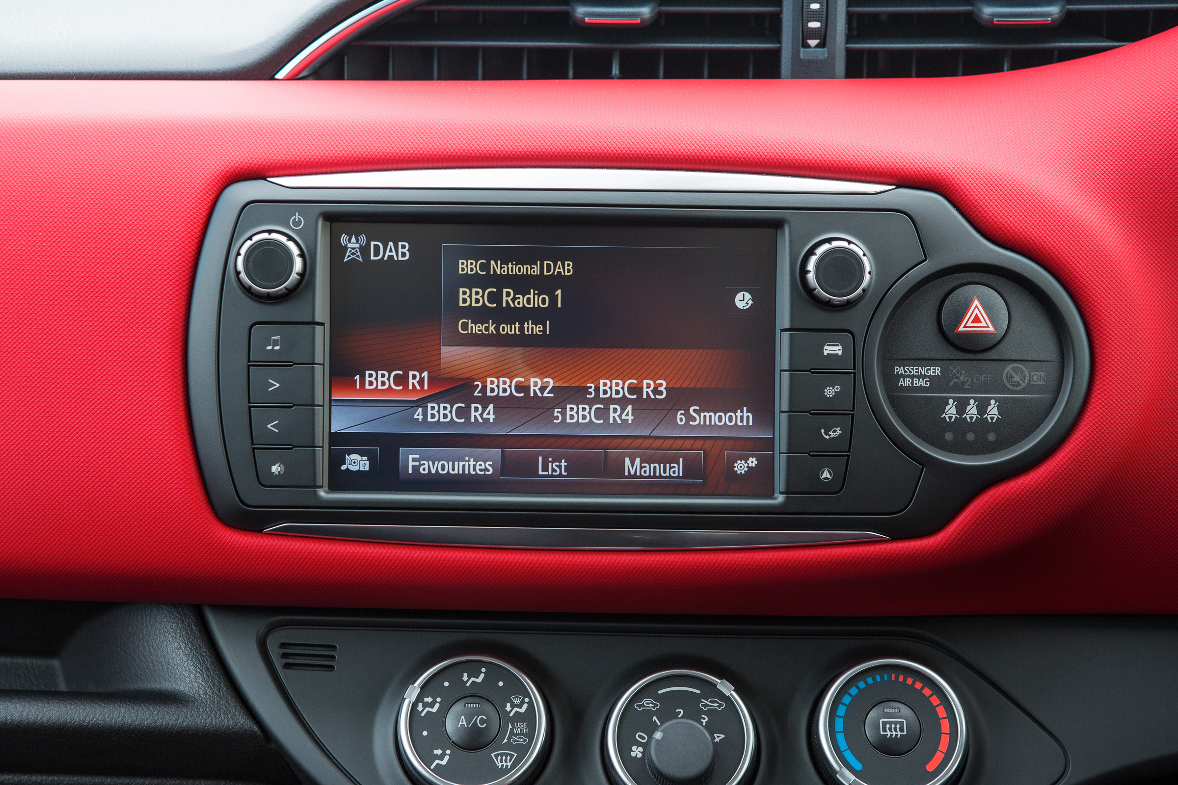 Toyota Yaris screen
