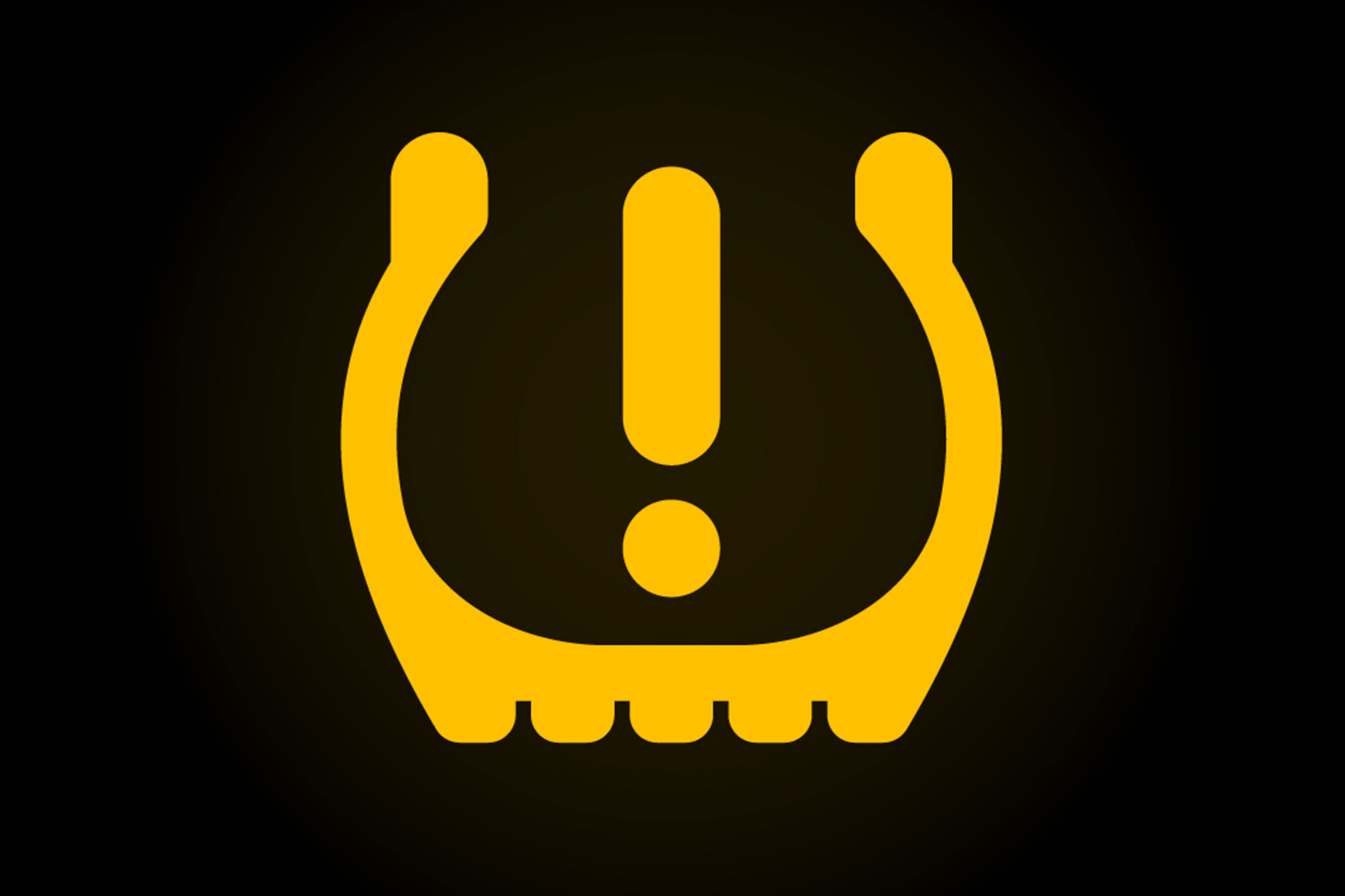 Tyre pressure warning light