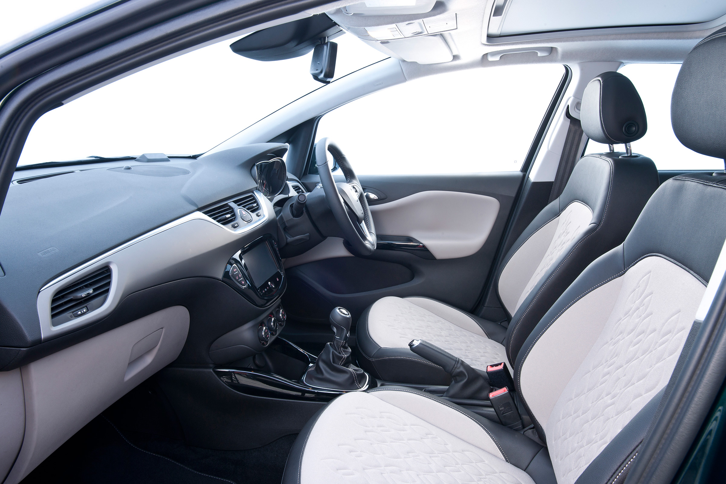 You'll find materials that compare well to a Volkswagen Polo