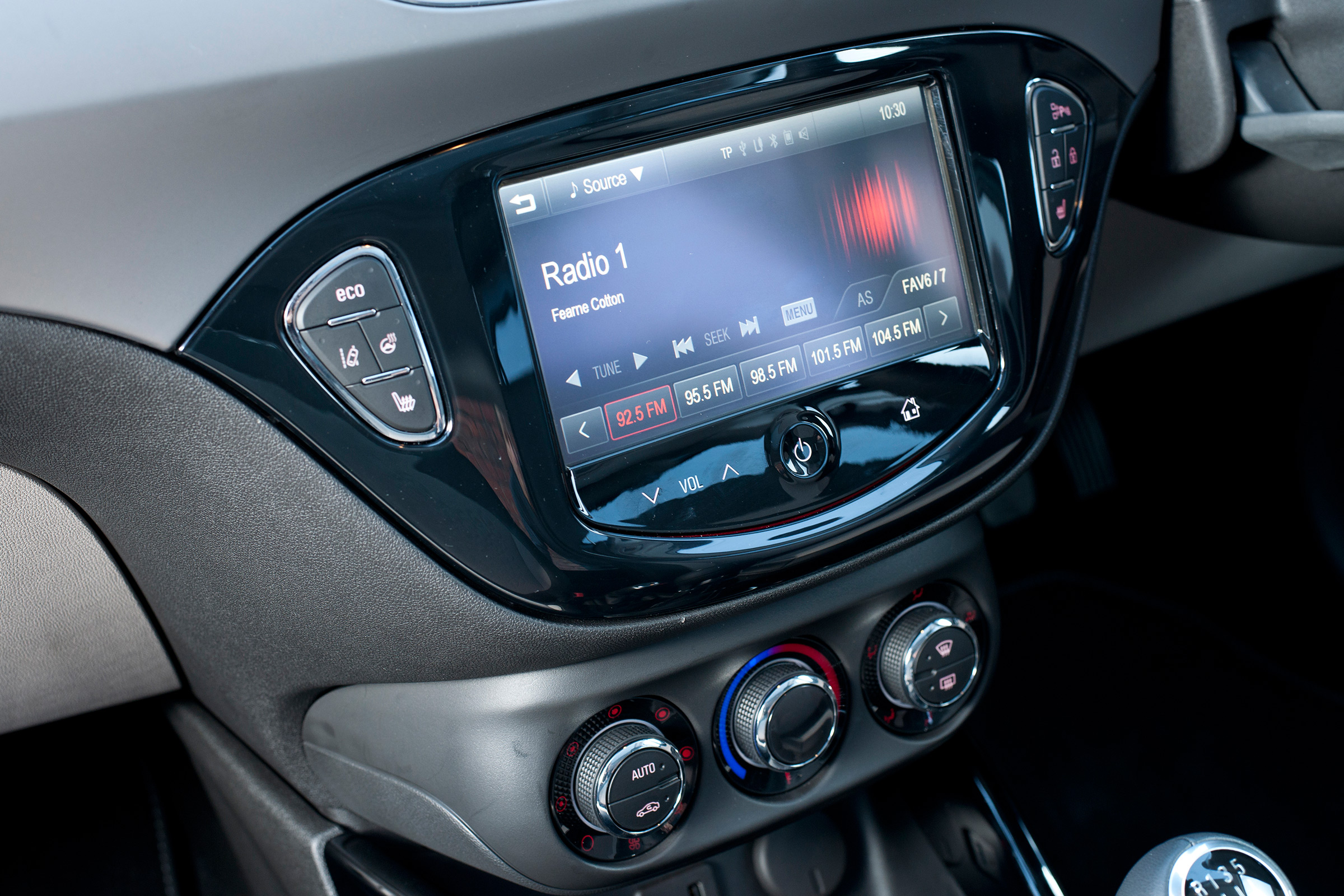 The infotainment system is standard on all but Sting and Sting R models