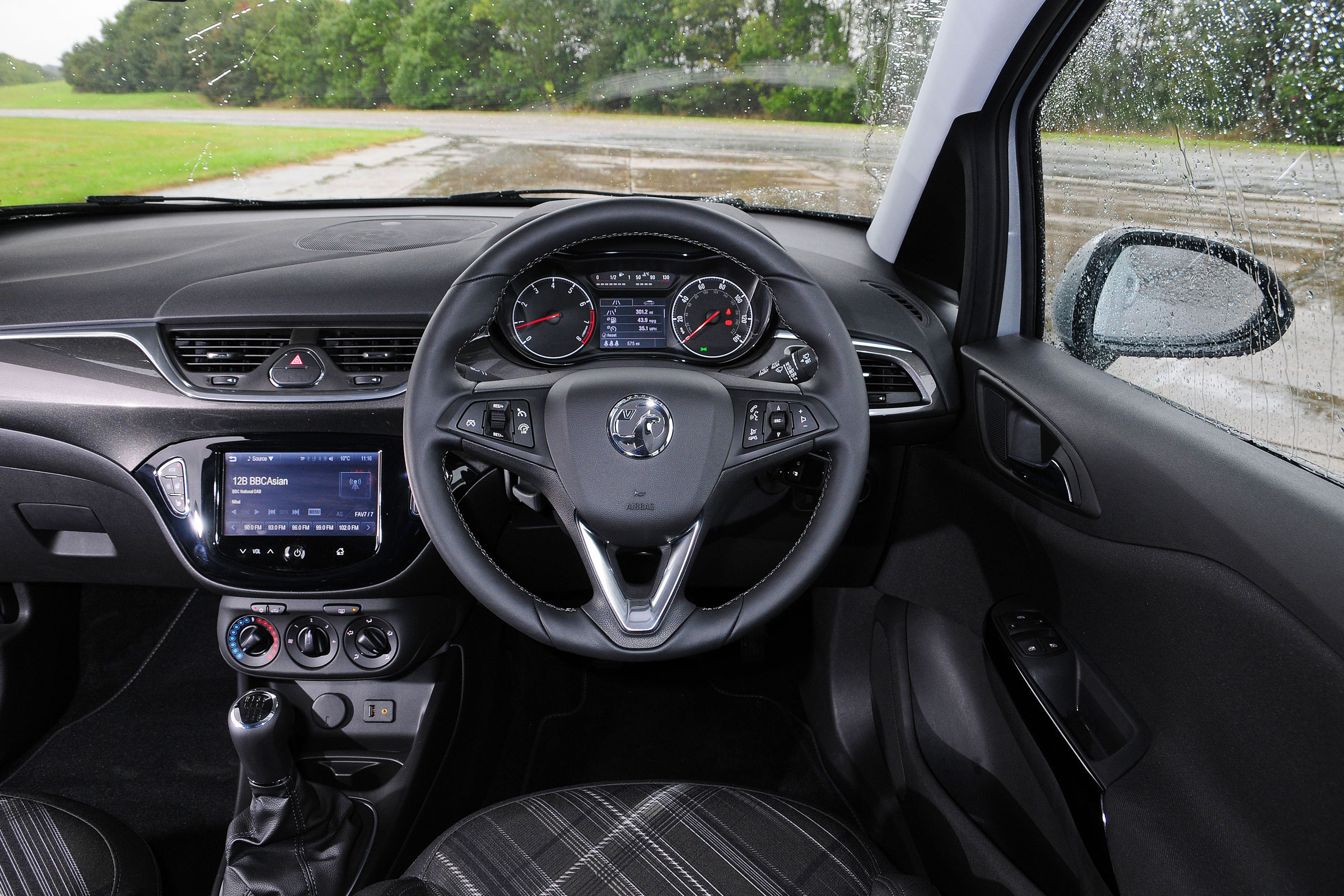 The interior design is far more imaginative than in Corsas of old