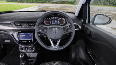 The interior design is far more imaginative than in Corsas of old