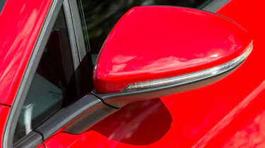Indicators are integrated into the door mirrors