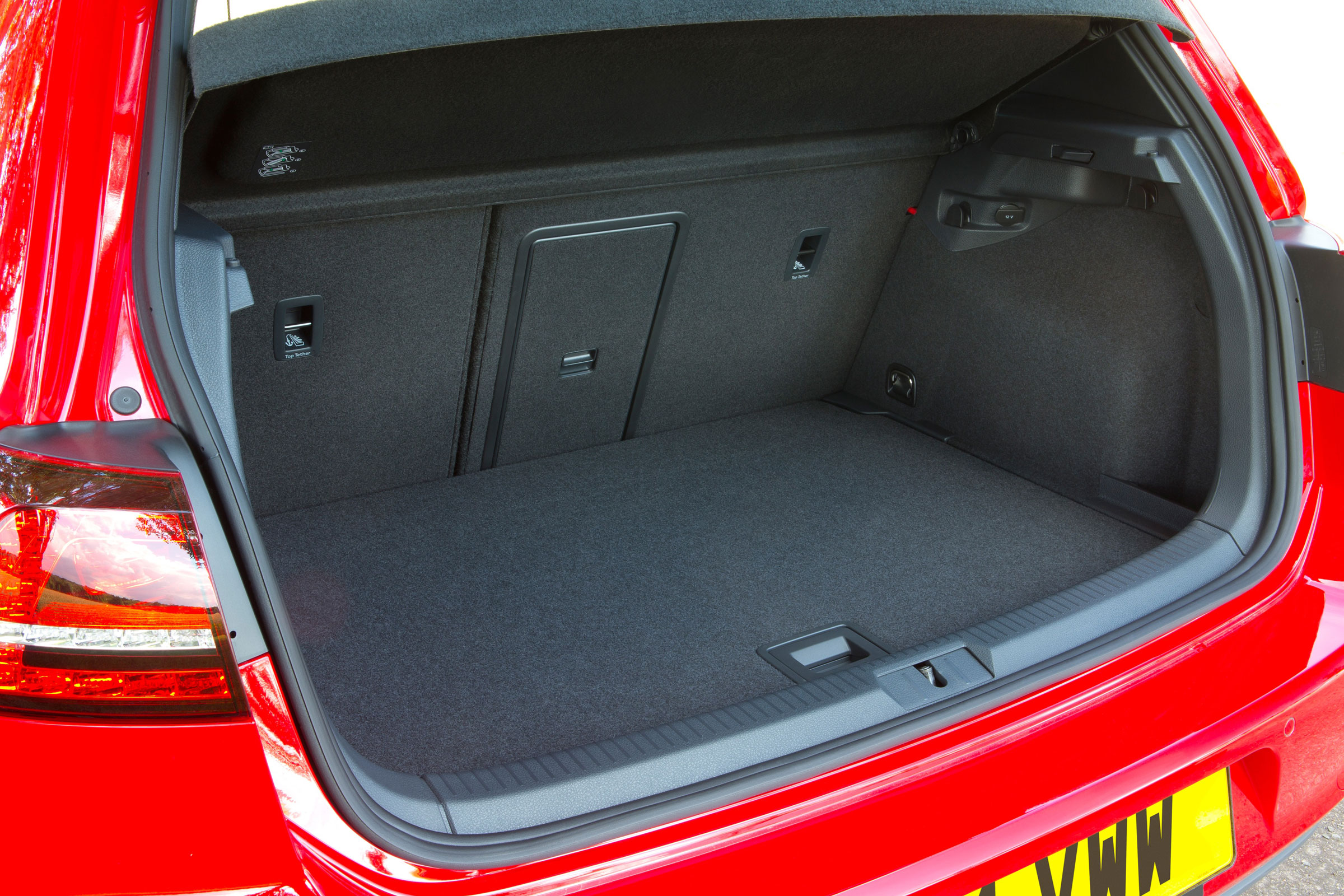 The boot is just as substantial and useful as any other VW Golf