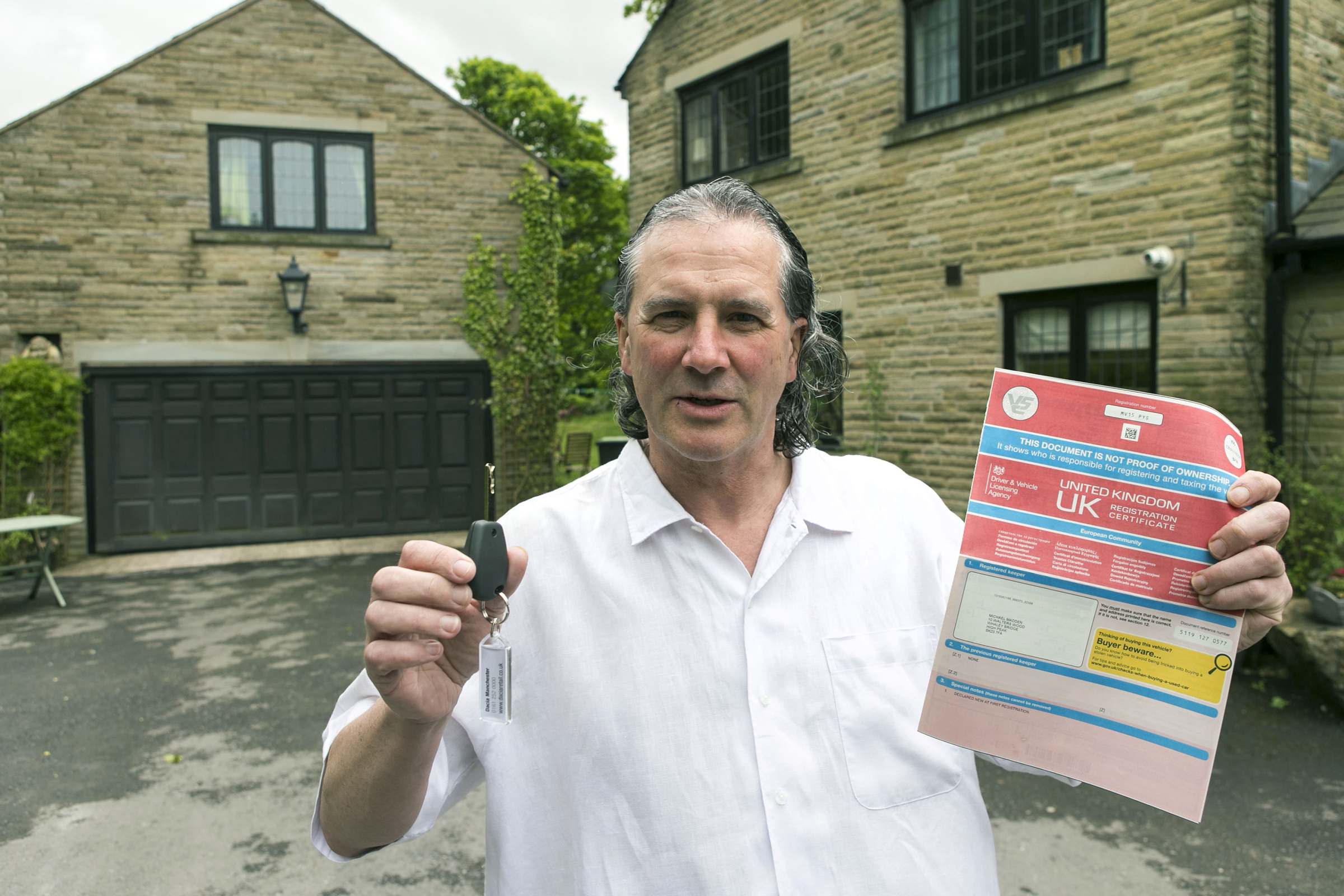 33339 AUTO EXPRESS31-05-15Mike Madden at home in Whaley Bridge. Picture by Chris Bull / UNP0845 600 7737pictures@unp.co.uk