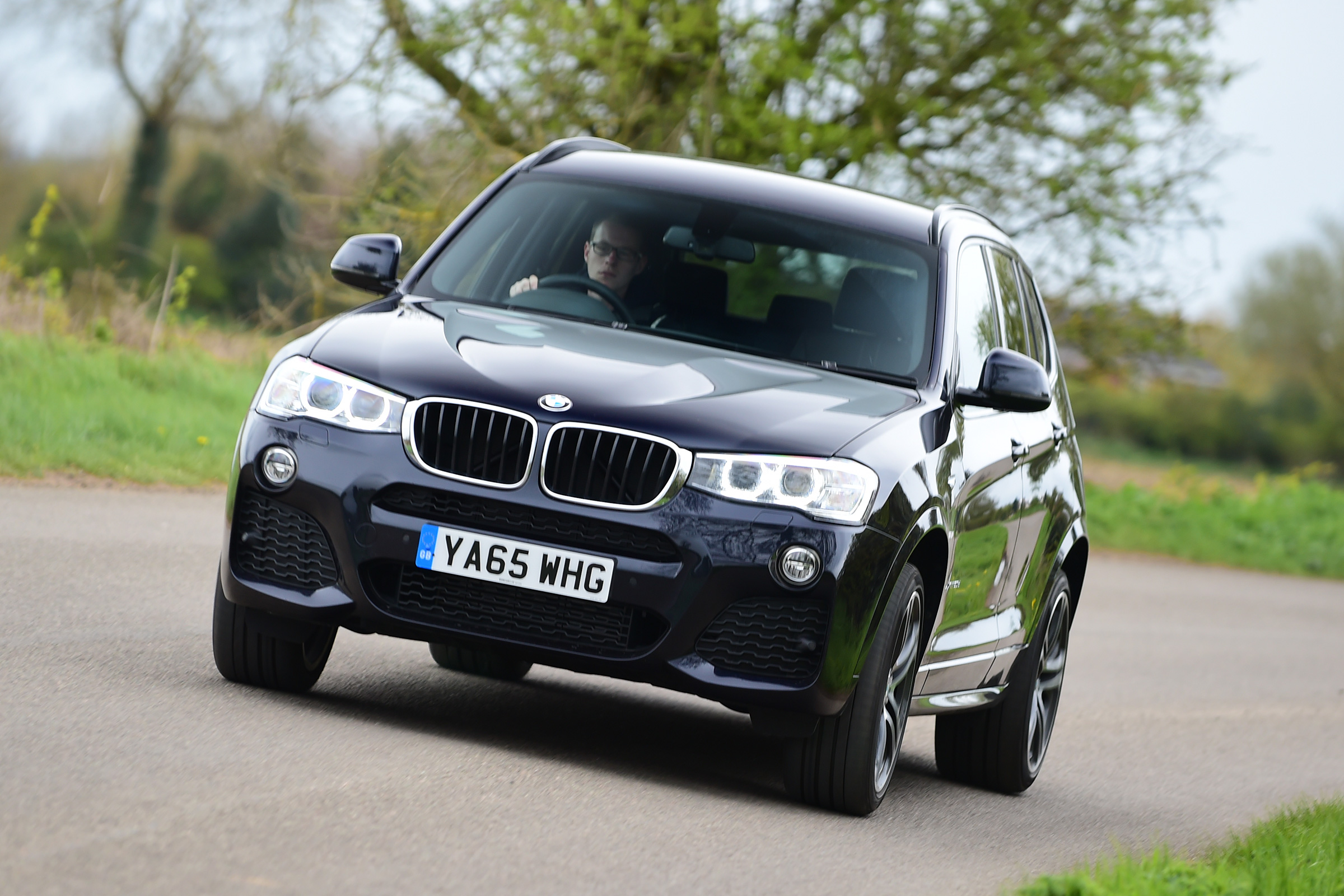 Take a corner in the BMW X3 and there's hardly any body lean, particularly in the M Sport versions with sharper suspension