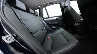 Thanks to its raised roofline, headroom in the front and back of the BMW X3 is excellent, as is kneeroom