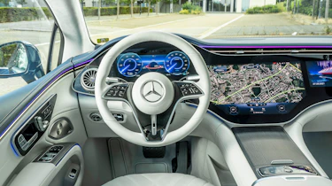 Mercedes EQS hatchback interior