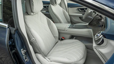 Mercedes EQS hatchback front seats