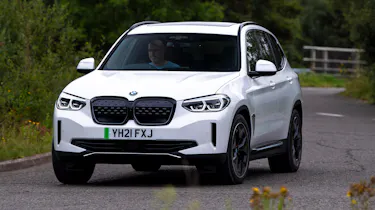 BMW iX3 SUV front 3/4 cornering