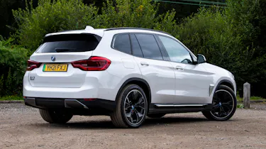 BMW iX3 SUV rear 3/4 static