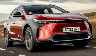 2022 Toyota bZ4X driving
