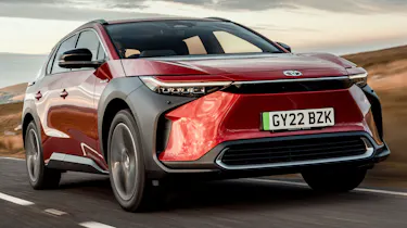 2022 Toyota bZ4X driving