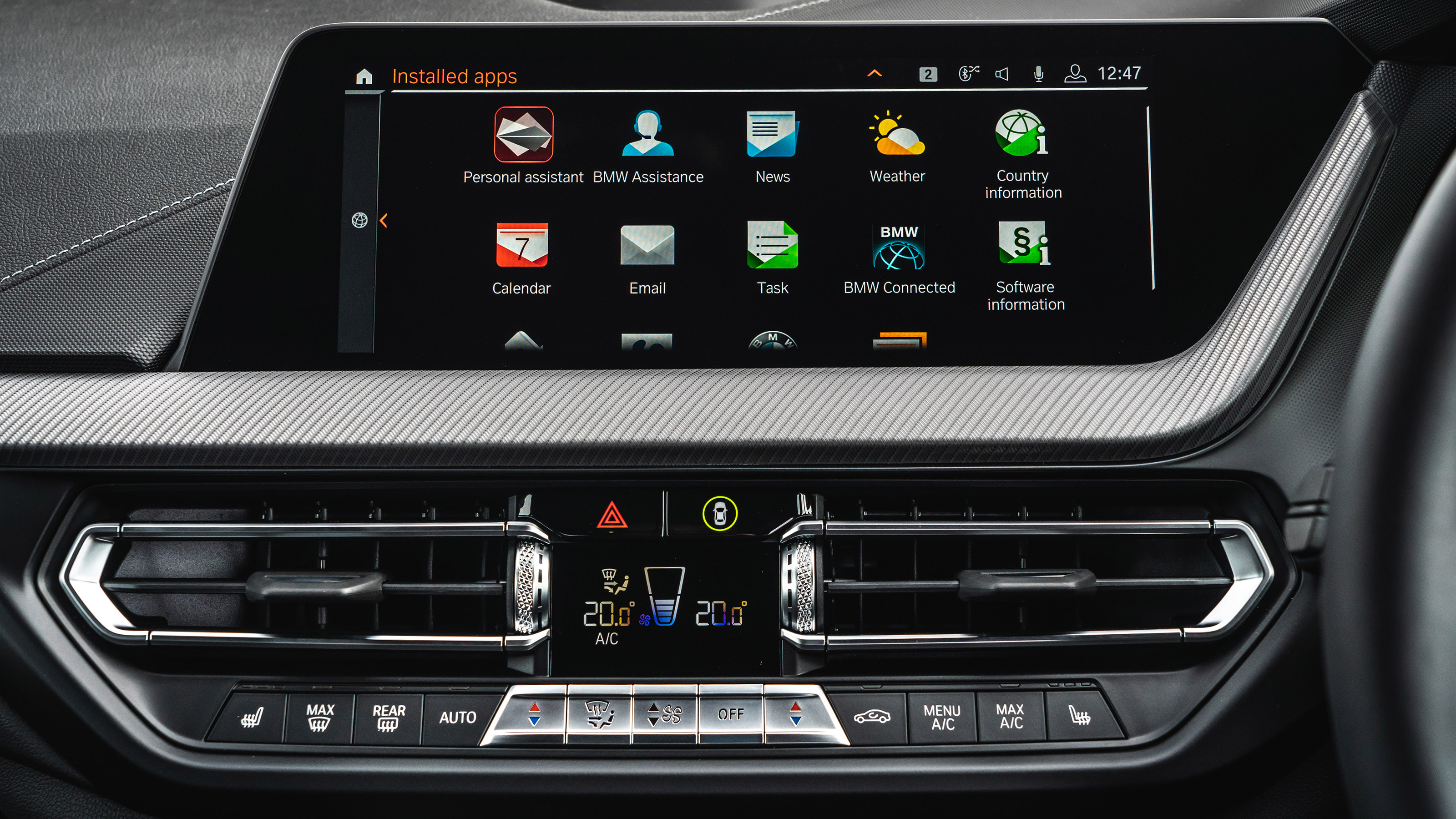 BMW 2 Series Gran Coupe saloon infotainment display