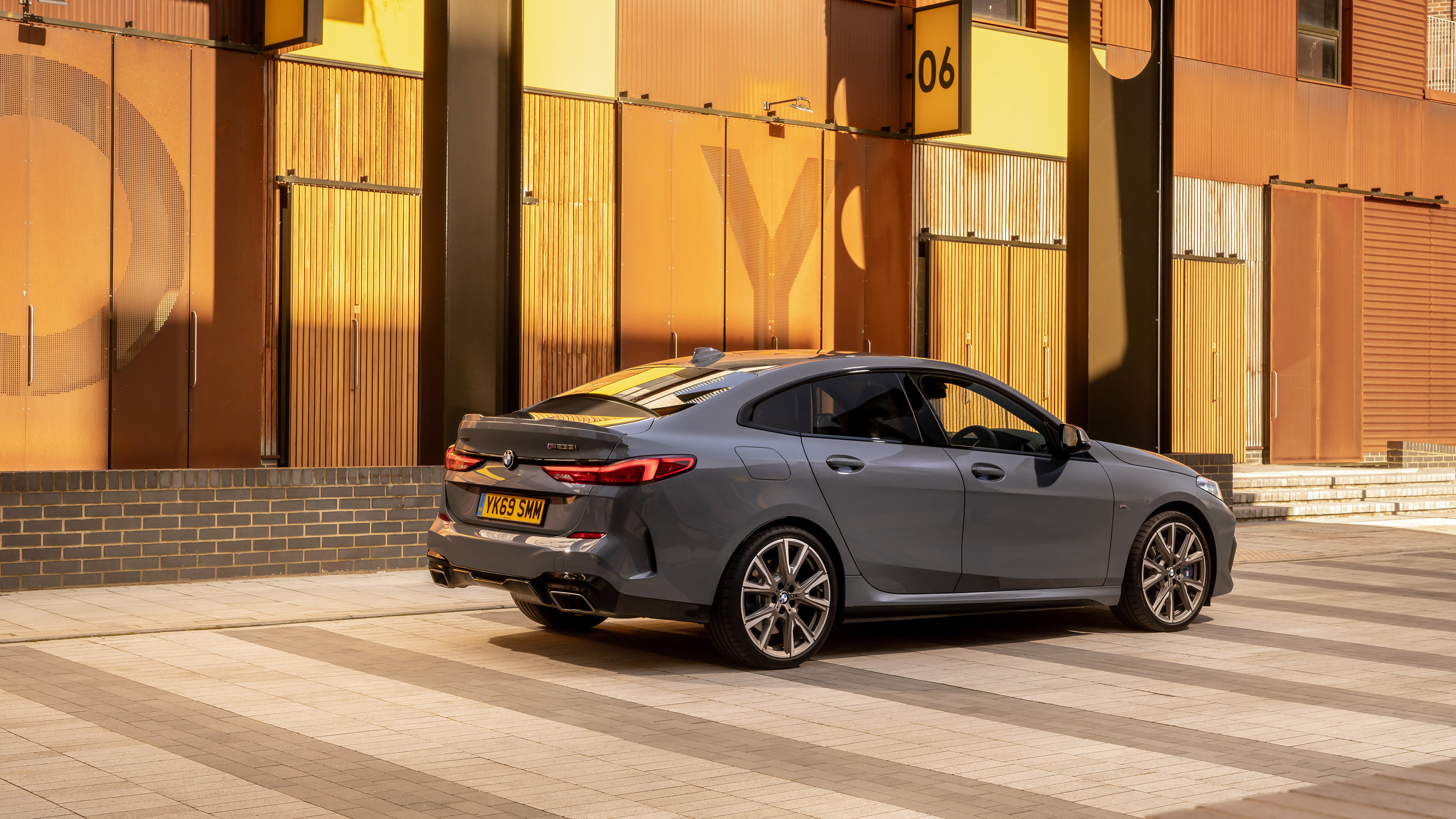 BMW 2 Series Gran Coupe saloon rear 3/4 static
