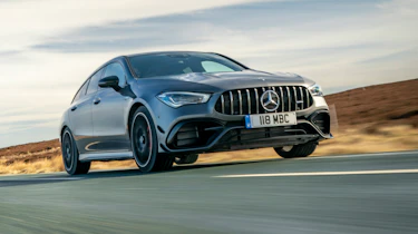 Mercedes-AMG CLA 45 S Shooting Brake tracking