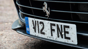 Personalised number plate